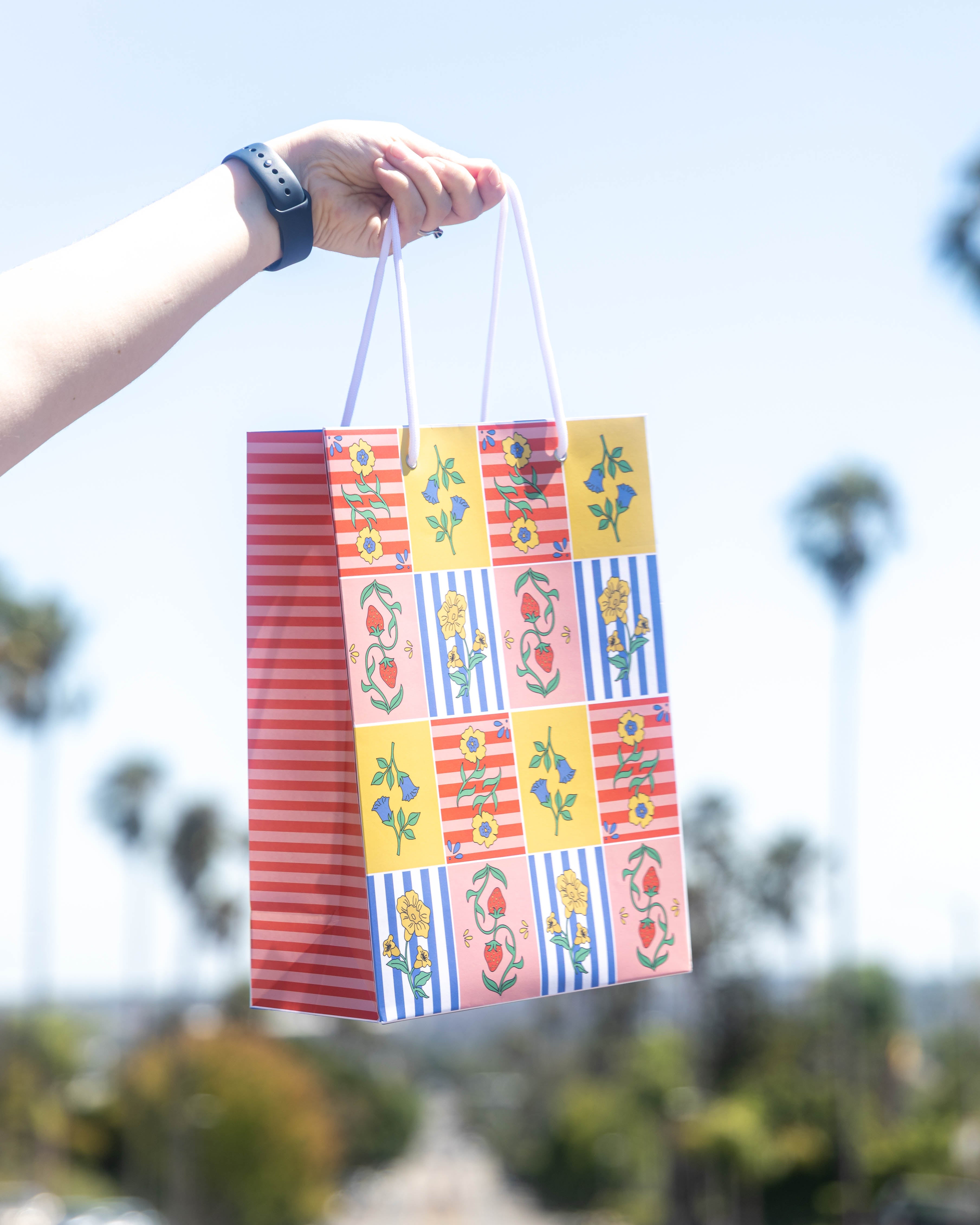 Patchwork Floral Gift Bag