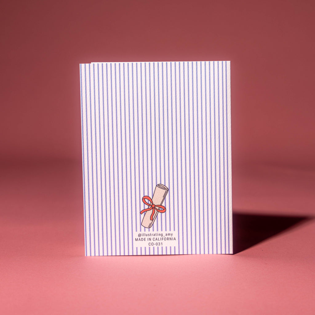 Purr-oud of You Graduation Card