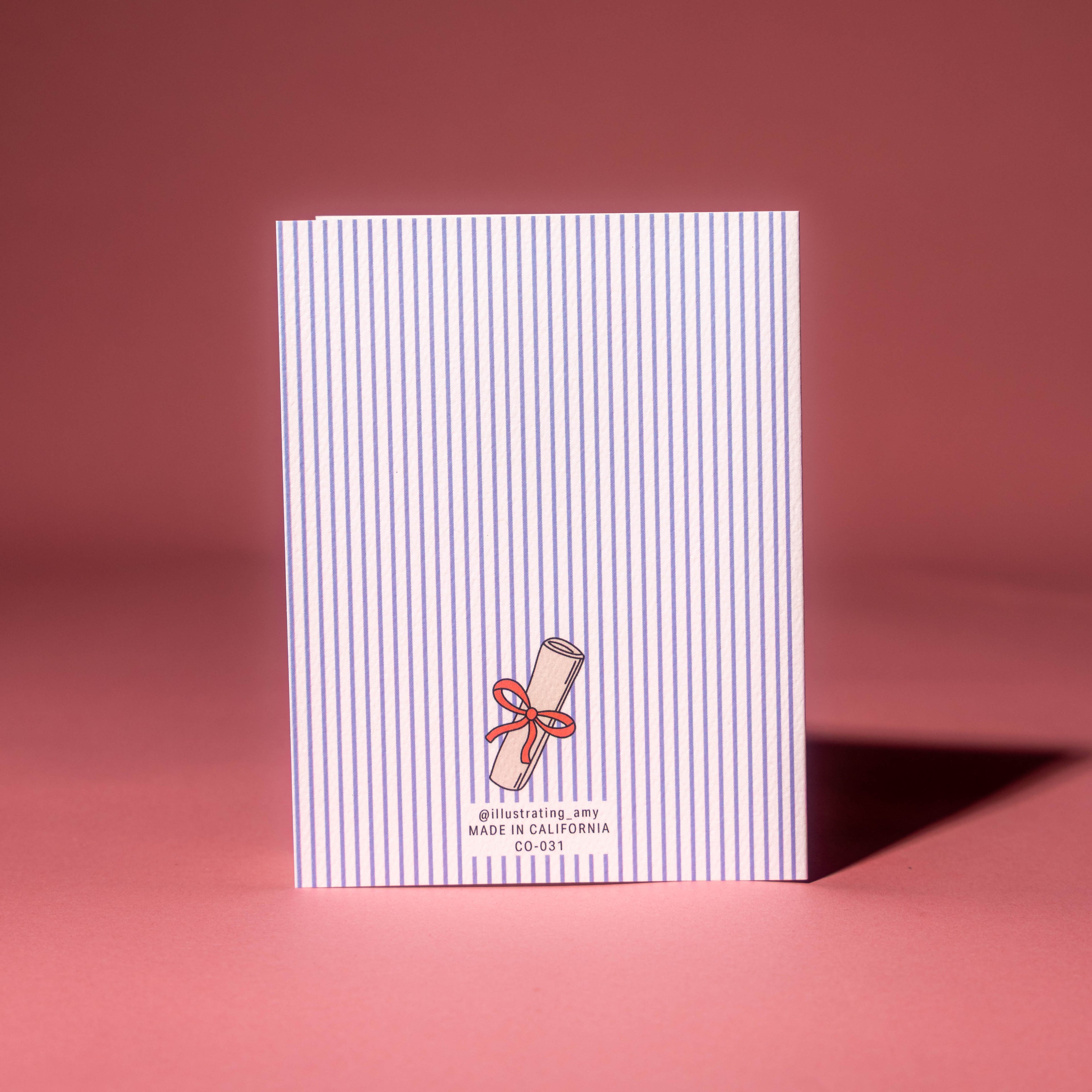 Purr-oud of You Graduation Card