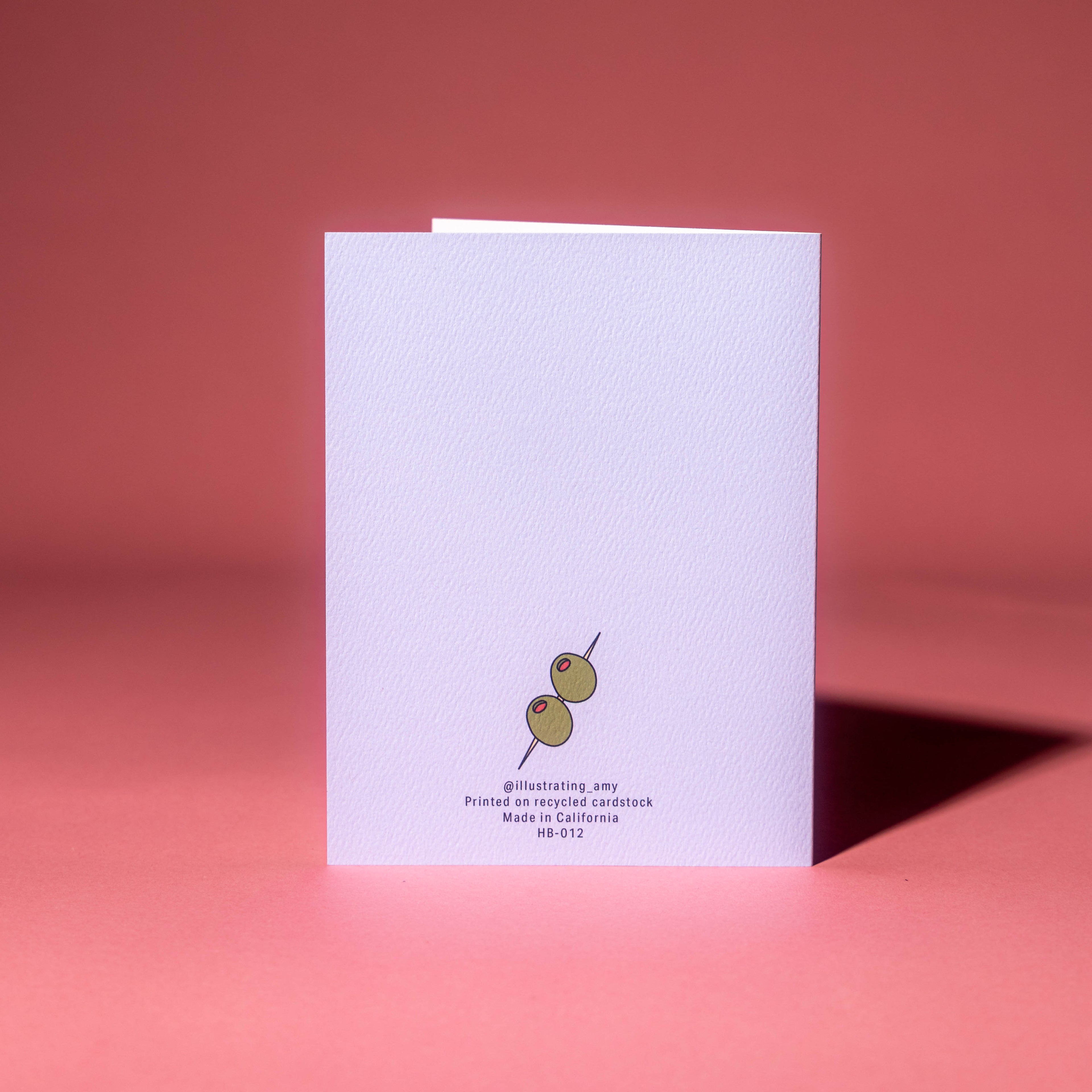 Pup-tini Birthday Card