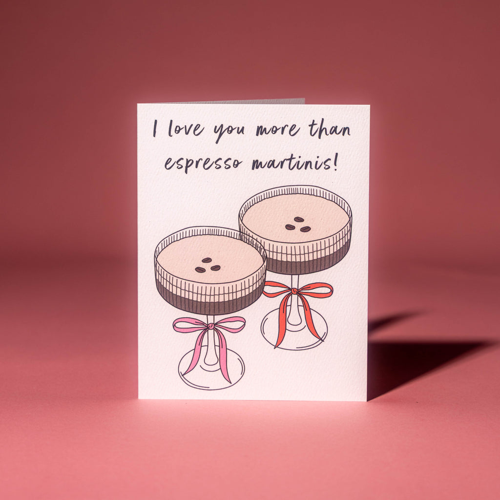Love You Espresso Martinis Card