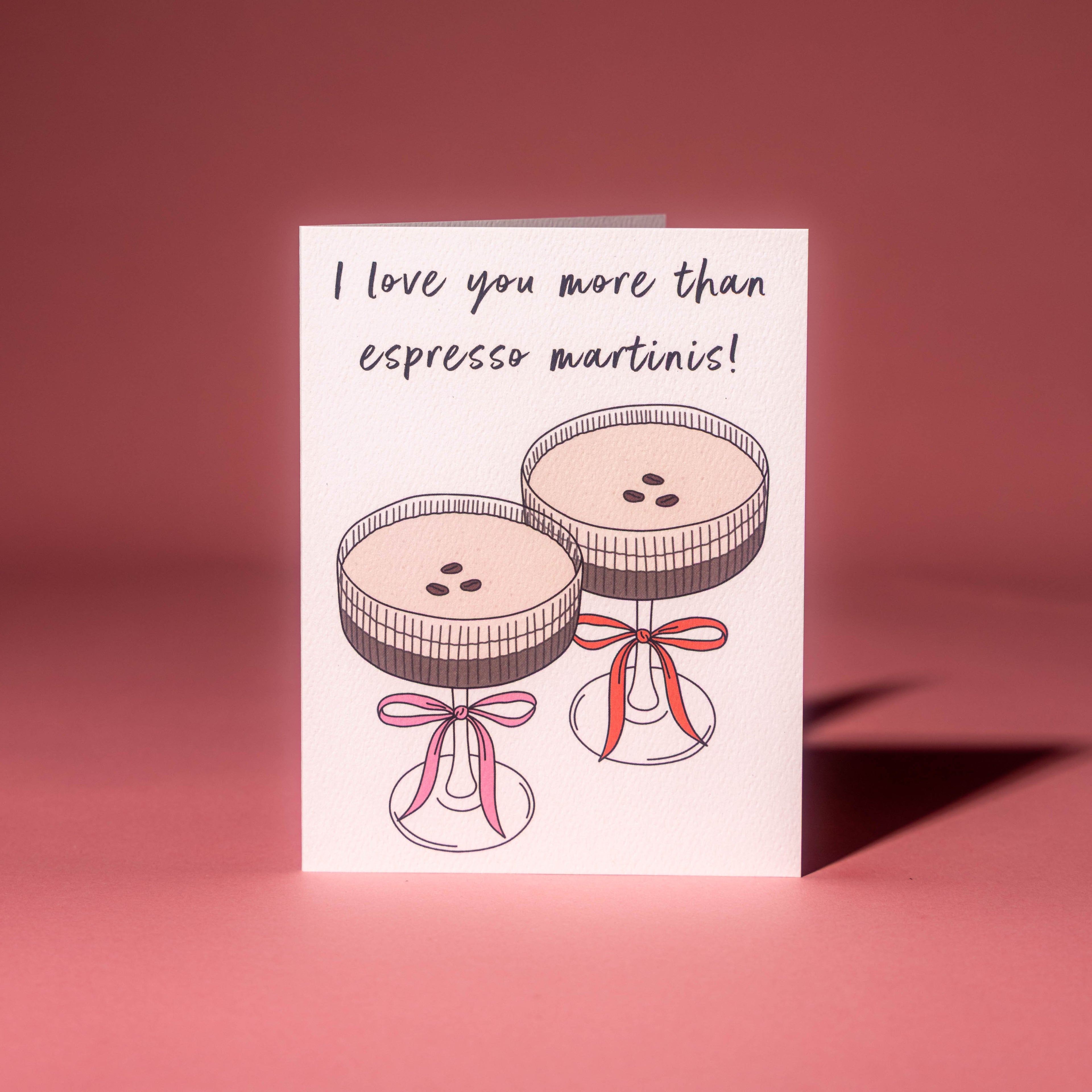 Love You Espresso Martinis Card