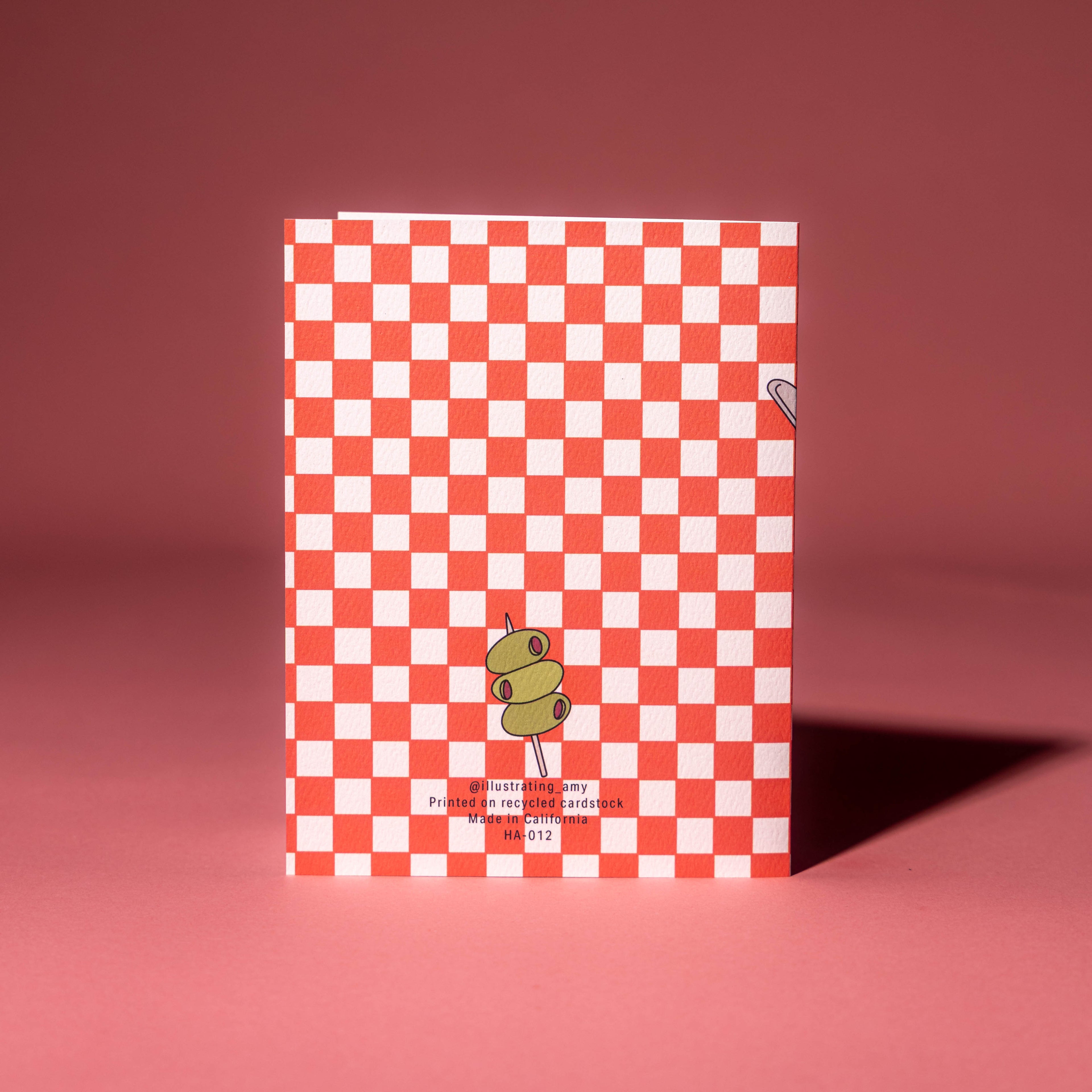 Love You More Than Pasta Card