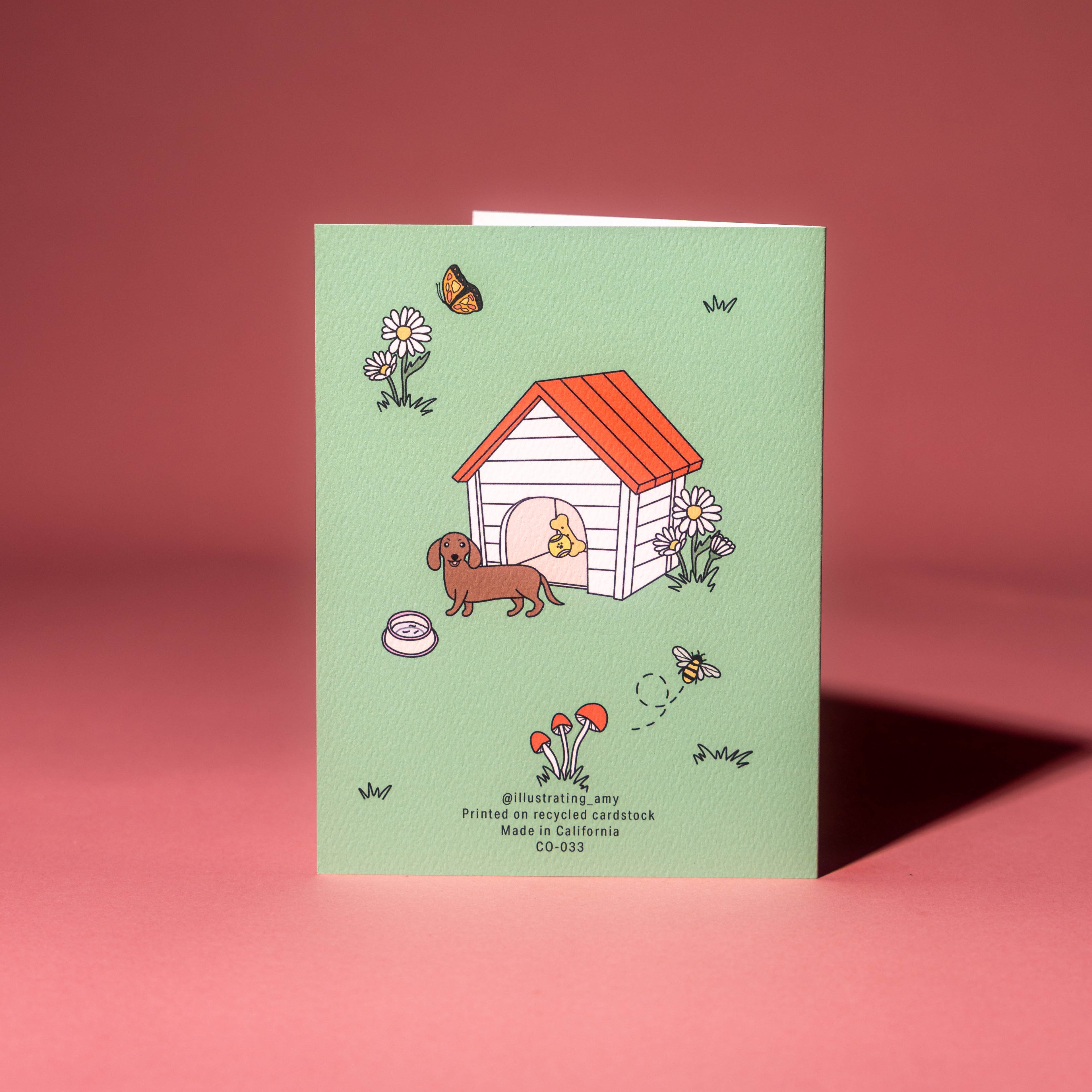 Home Is Where the Dog Is Greeting Card