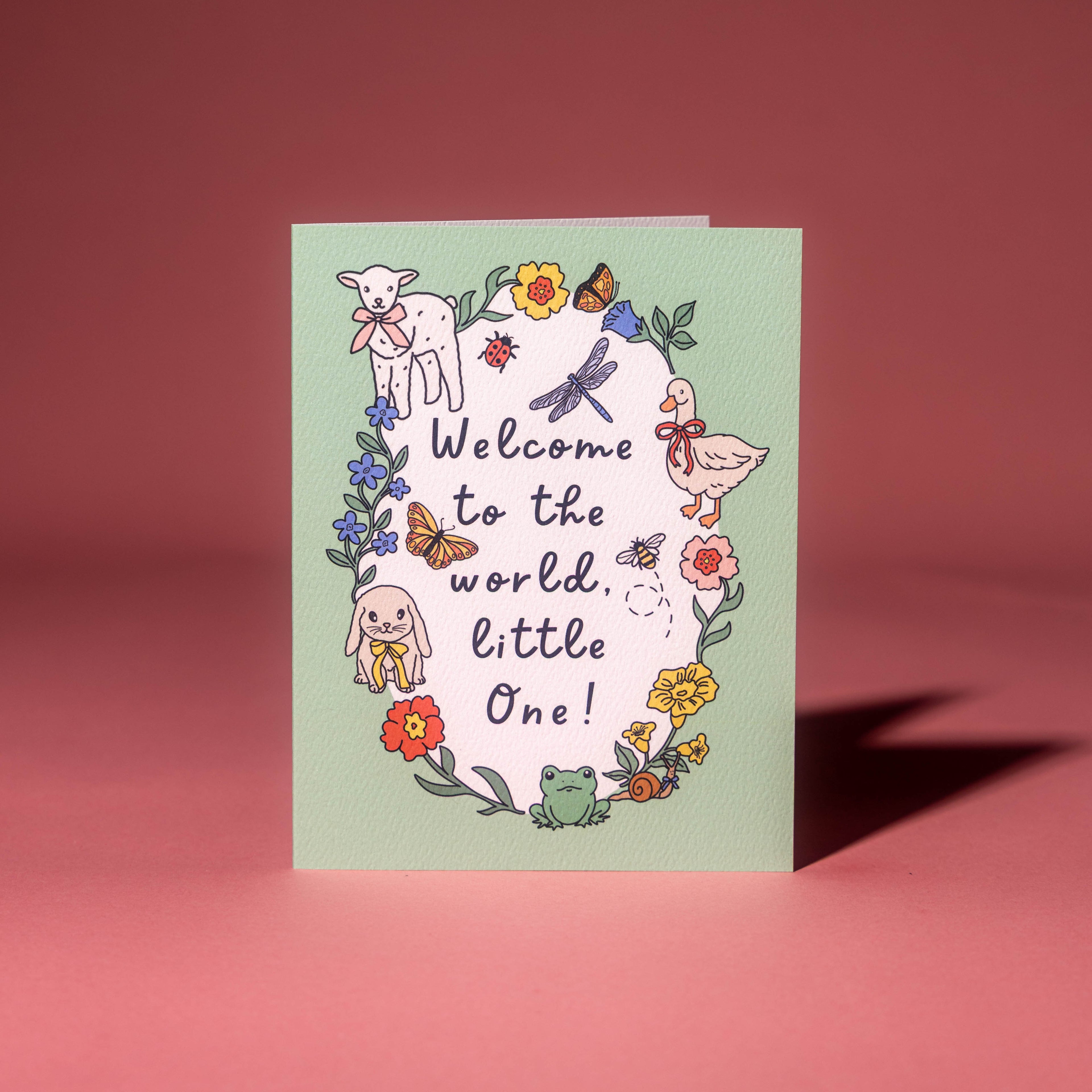 Welcome To The World Card