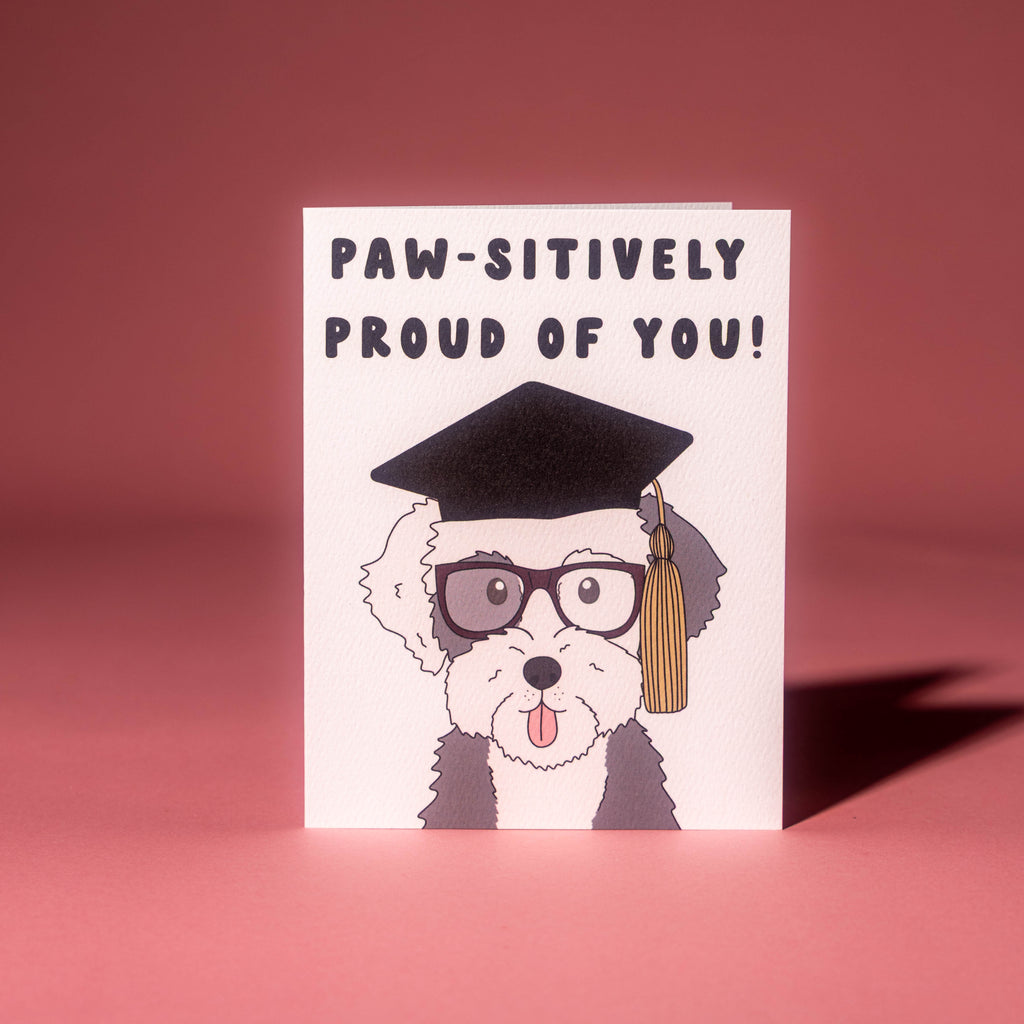 Paws-itively Proud Graduation Card