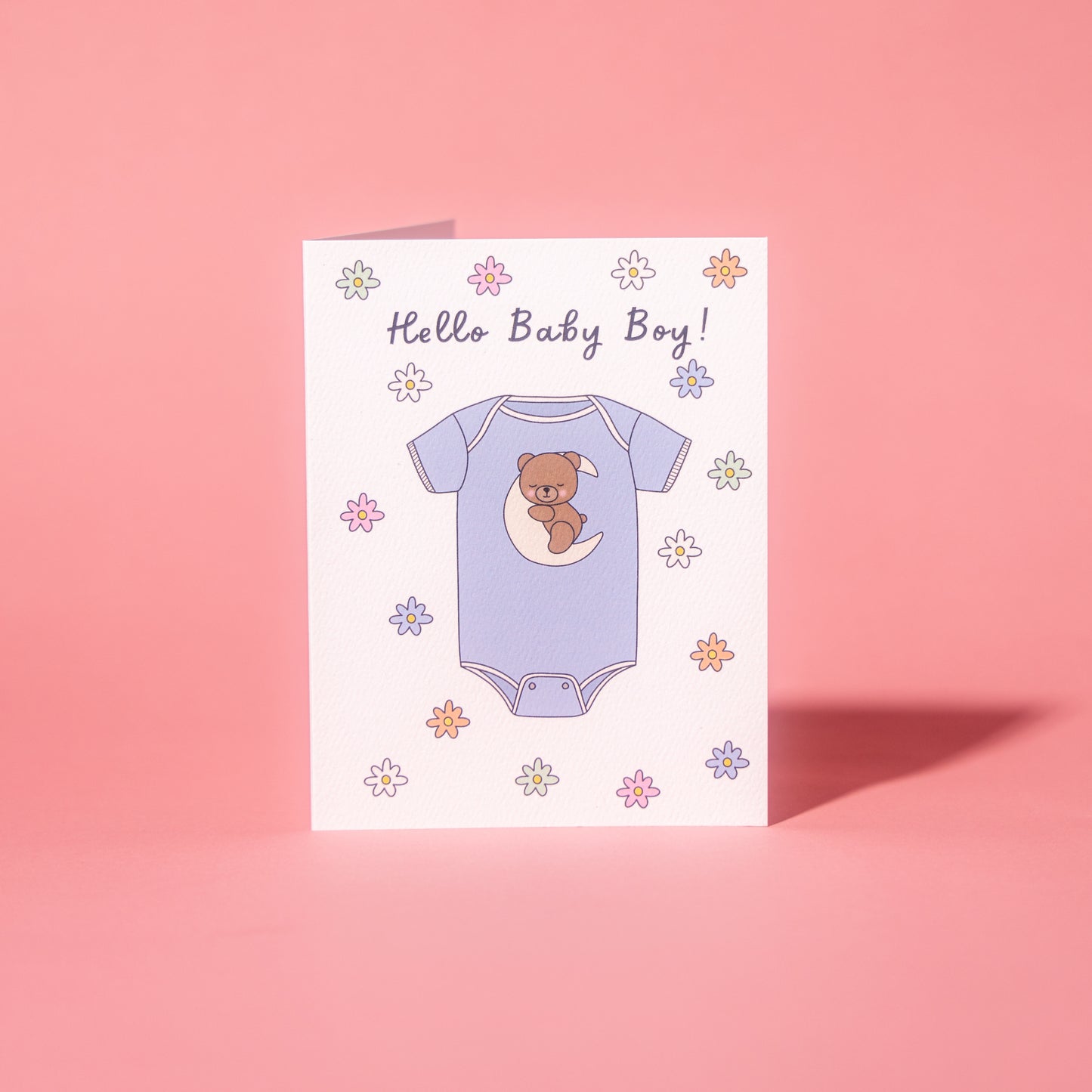 Hello Baby Boy Card