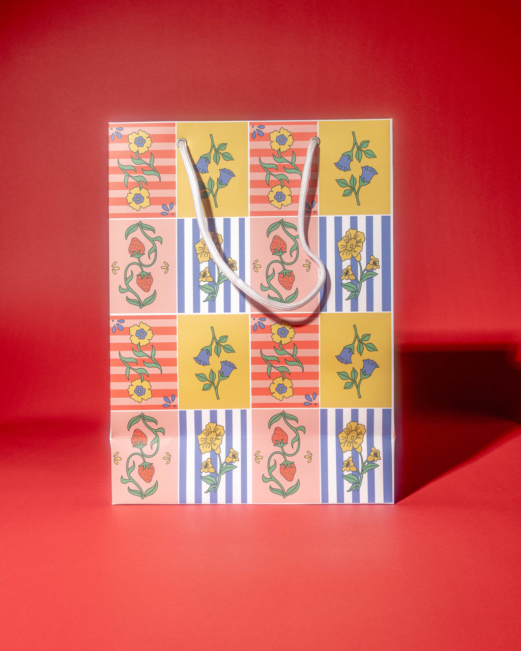 Patchwork Floral Gift Bag