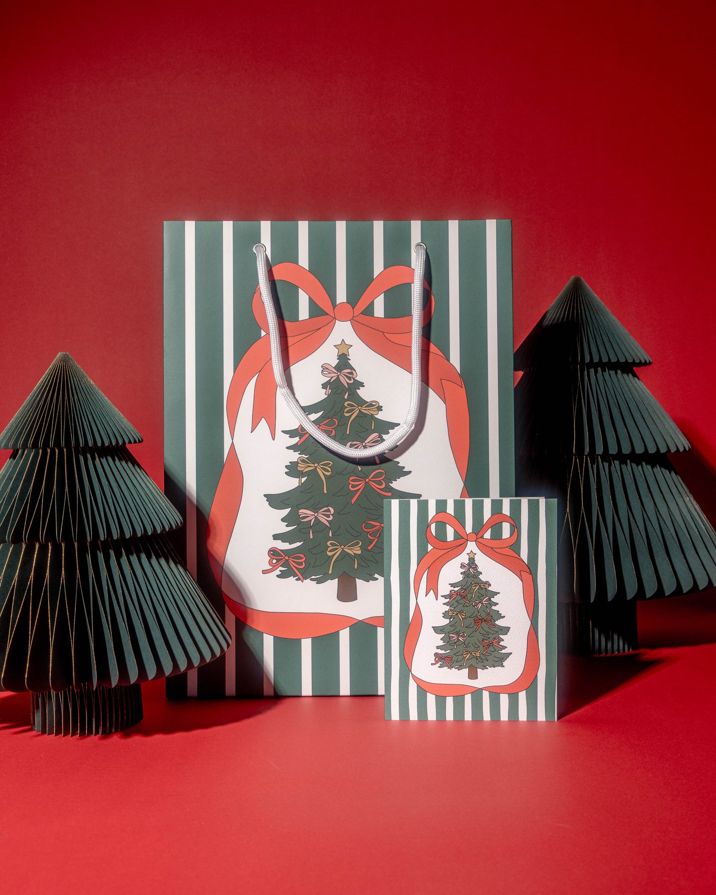 Festive Bow & Tree Card