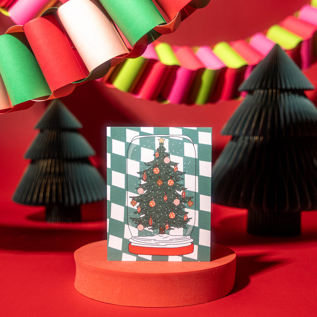 Snow Globe Greeting Card