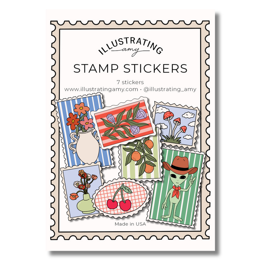 Stamp Sticker Collection