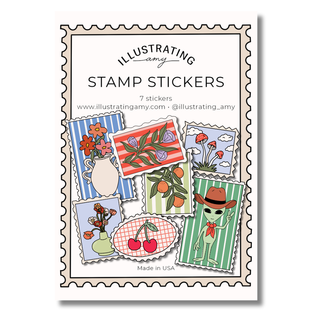 Stamp Sticker Collection
