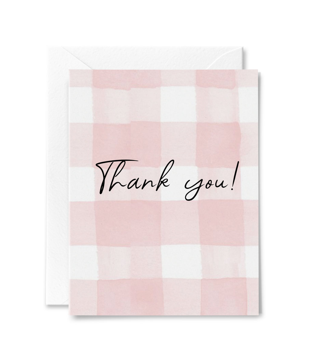 Thank You Gingham