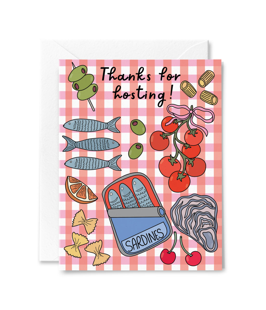 Thanks For Hosting Card